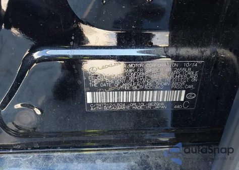 2015 Lexus Gs 350 из США, поврежденный, VIN JTHBE1BL1FA001862